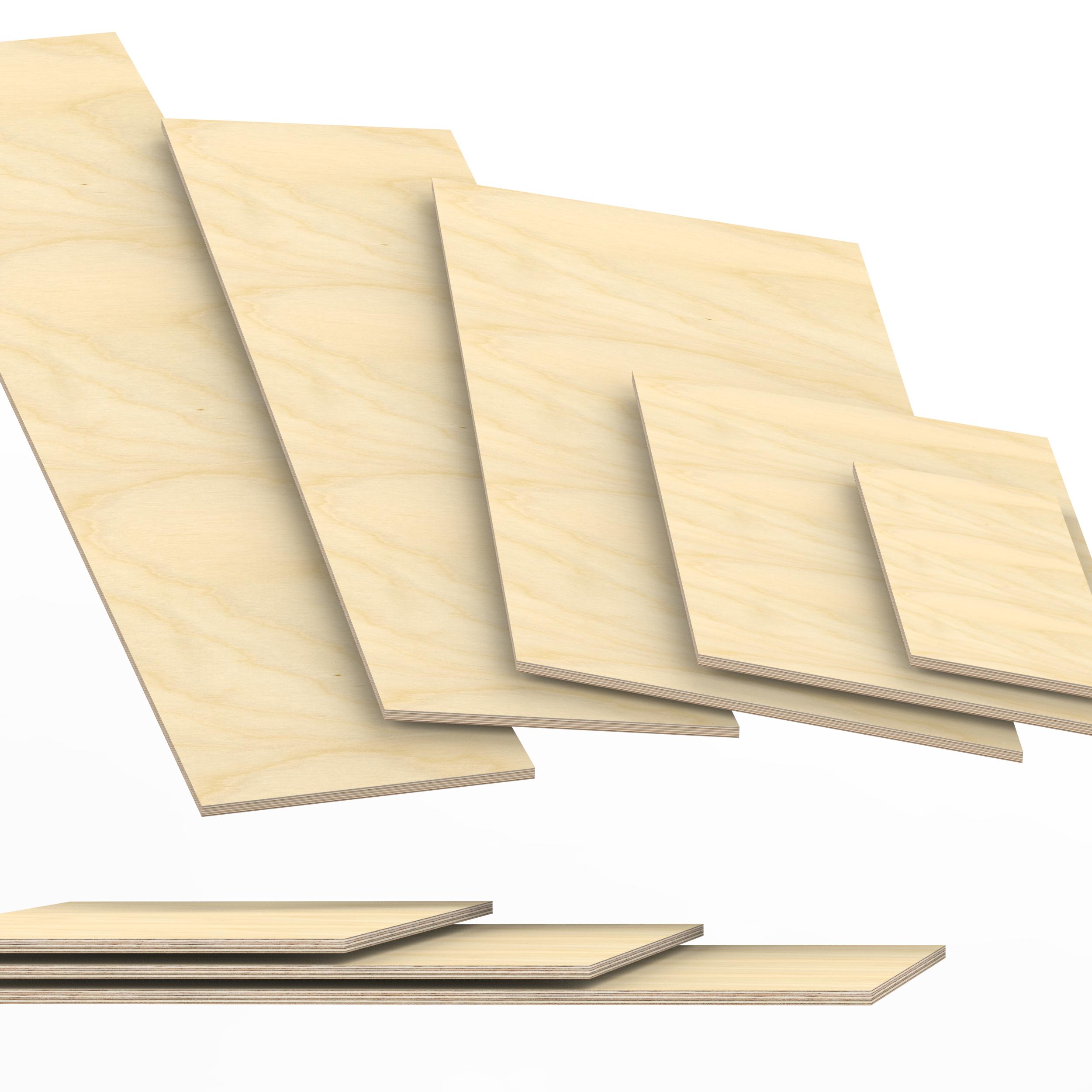 Sperrholzplatte wasserfest verleimt 12mm Holzplatte Multiplex Birke Zuschnitt 